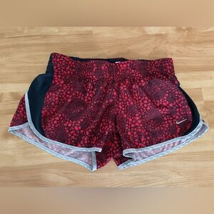 Nike Shorts Tempo Dri Fit Women’s Sz M Brief Lined Running Jogging Athletic